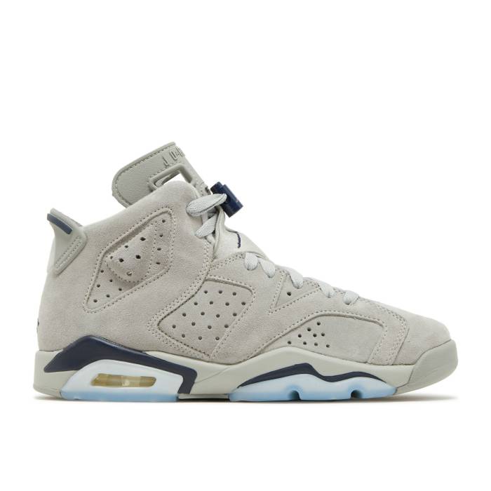 ナイキ エアジョーダン Air Jordan 【 Jordan 6 Retro ガウス \u0027Georgetown\u0027 Youth Magnet/College Navy 】 レトロ お坊っちゃん キッズ 単科大学 紺色 米国海軍