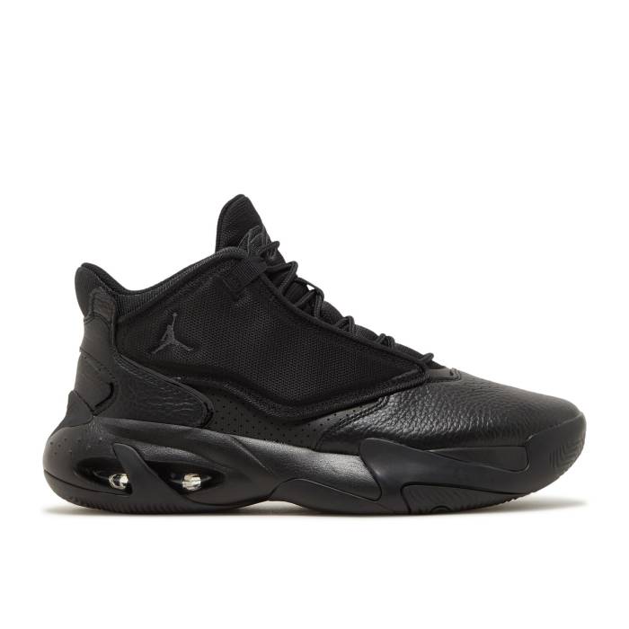 ナイキ エアジョーダン Air Jordan 【 Jordan Max Aura 4 \u0027Black Anthracite\u0027 Men Black/Black/Anthracite 】 マックス 雰囲気 メンズ 黒いこと 黒いこと