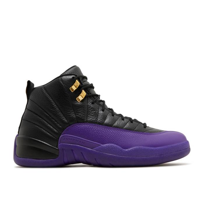 ナイキ エアジョーダン Air Jordan 【 Jordan 12 Retro \u0027Field Purple\u0027 Men Black/Field Purple/Metallic Gold/Taxi 】 レトロ メンズ 黒いこと 黒いこと Field 活動の領域 Purple 紫・パープル ゴールド