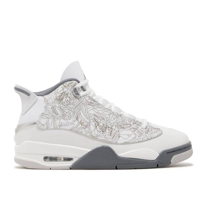 ナイキ エアジョーダン Air Jordan 【 Jordan Dub Zero \u0027White Cool Grey\u0027 Men White/Metallic Silver/Neutral Grey/Cool Grey 】 絶無 冷やりとした メンズ 白いこと 白いこと Silver しろがね色・しろがね色 薄墨色 薄墨色 冷やりとした