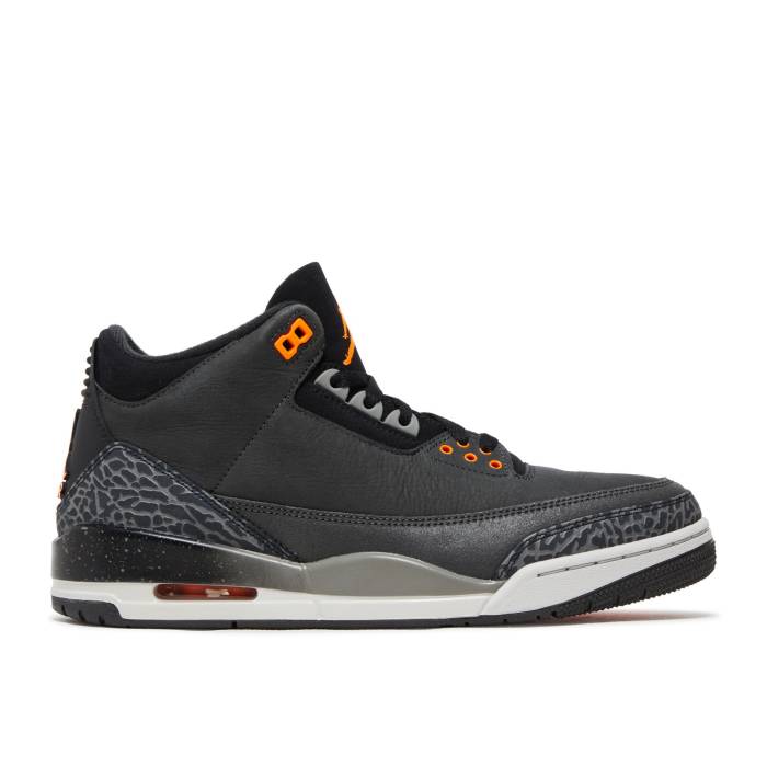 ナイキ エアジョーダン Air Jordan 【 Jordan 3 Retro \u0027Fear\u0027 2023 Men Night Stadium/Total Orange/Black 】 レトロ メンズ ナイト爵 競技場 orange 橙・オレンジ色 黒いこと 黒いこと