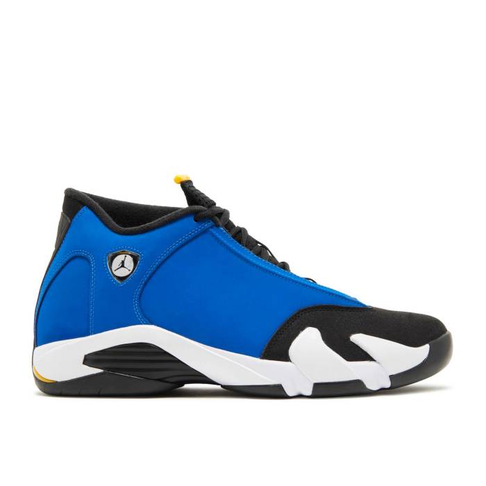 ナイキ　エアジョーダン Air Jordan 【 Jordan 14 Retro 'Laney' Men Varsity Royal/Black/Varsity Maize/White 】 レトロ メンズ 黒色 ブラック 白色 ホワイト