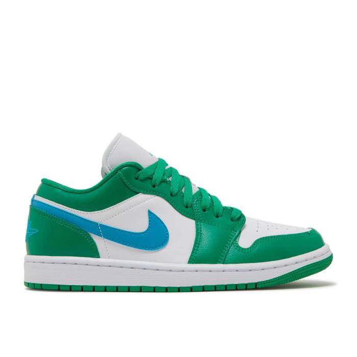 ナイキ エアジョーダン Air Jordan 【 Wmns Jordan 1 Low \u0027Lucky Green\u0027 Women Lucky Green/Aquatone/White 】 レディース green 緑・緑であること 白いこと 白いこと