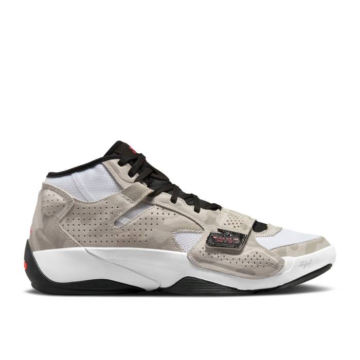 ナイキ エアジョーダン Air Jordan 【 Jordan Zion 2 \u0027Light Camo\u0027 Men White/Black/Photon Dust/Flash Crimson 】 メンズ 白いこと 白いこと 黒いこと 黒いこと クリムゾン