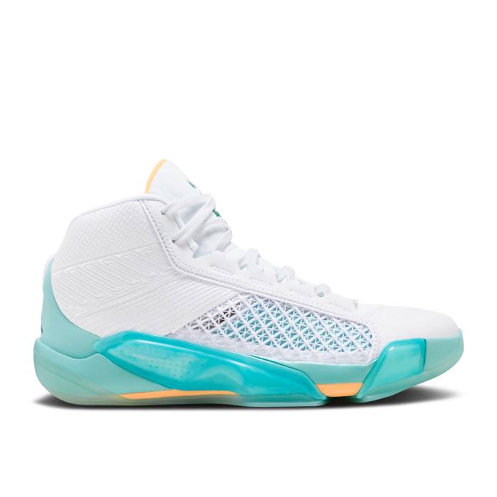 ナイキ エアジョーダン Air Jordan 【 Guo Ailun X Jordan 38 Pf \u0027White Clear Jade\u0027 Men White/Clear Jade/Jade Ice/Sundial 】 メンズ 白いこと 白いこと 翡翆・ジェード