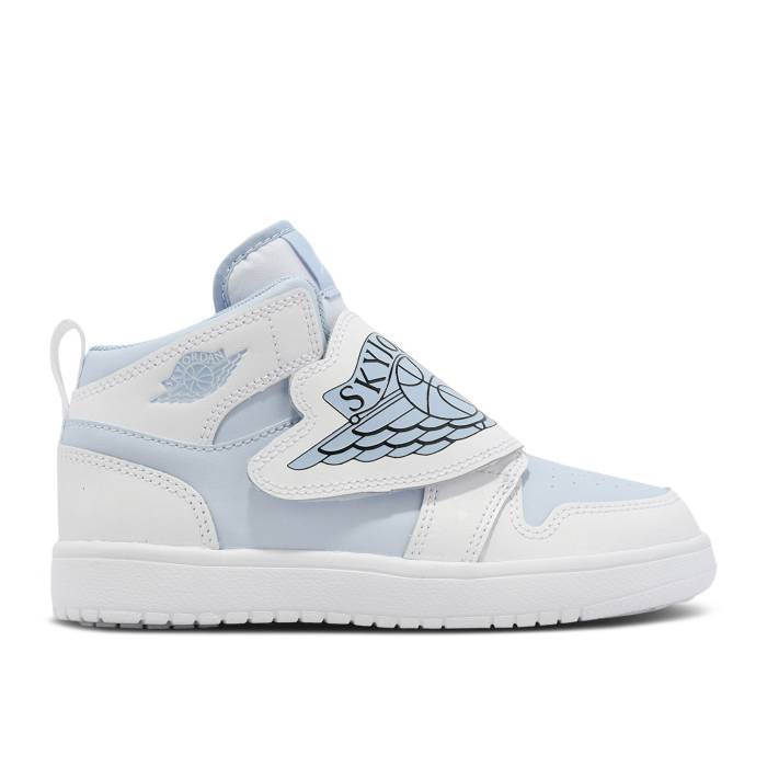 ナイキ エアジョーダン Air Jordan 【 Sky Jordan 1 Ps \u0027Blue Tint\u0027 Youth Blue Tint/White/Ice Blue 】 天の原 御坊っちゃん キッズ 青味 青み 白いこと 白いこと