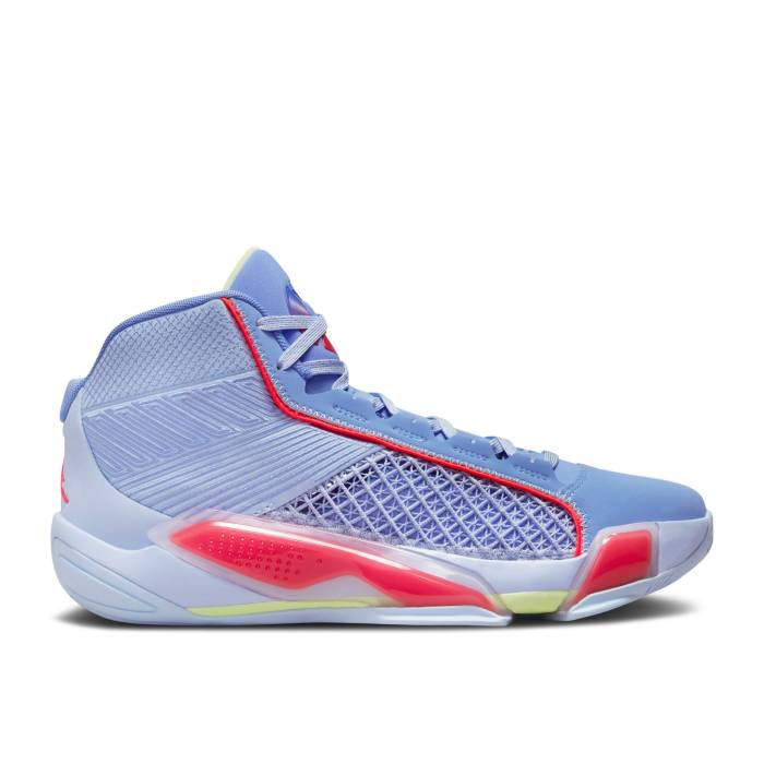 ナイキ　エアジョーダン Air Jordan 【 Jordan 38 Pf 'Fadeaway' Men Light Marine/Astronomy Blue/Royal Pulse/Flash Crimson/Barely Volt/Blue Tint 】 メンズ 青色 ブルー クリムゾン