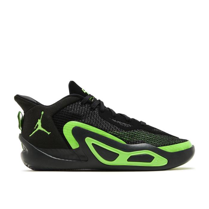 ナイキ エアジョーダン Air Jordan 【 Jordan Tatum 1 ガウス \u0027Black Green Strike\u0027 Youth Black/Green Strike/Anthracite 】 green 緑・緑であること 御坊っちゃん キッズ 黒いこと 黒いこと green 緑・緑であること ストライク