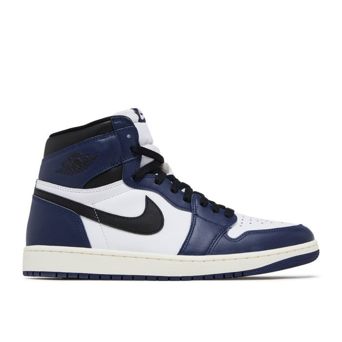 ナイキ エアジョーダン Air Jordan 【 Jordan 1 Retro High Og \u0027Midnight Navy\u0027 Men Midnight Navy/Black/White/Sail 】 レトロ 御機嫌 メンズ 紺色 米国海軍 黒いこと 黒いこと 白いこと 白いこと