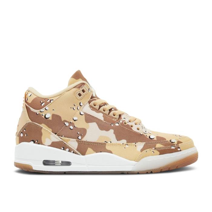 ナイキ エアジョーダン Air Jordan 【 Wnba X Wmns Jordan 3 Retro \u0027Desert Camo\u0027 Women Dark Driftwood/Sail/Hemp/Velvet Brown/Brilliant Orange/White 】 レトロ レディース 赤銅色 赤銅色 orange 橙・オレンジ色 白いこと 白いこと