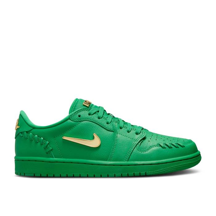 ナイキ エアジョーダン Air Jordan 【 Wmns Jordan 1 Low Method Of Make \u0027Lucky Green\u0027 Women Lucky Green/Metallic Gold 】 レディース green 緑・緑であること ゴールド