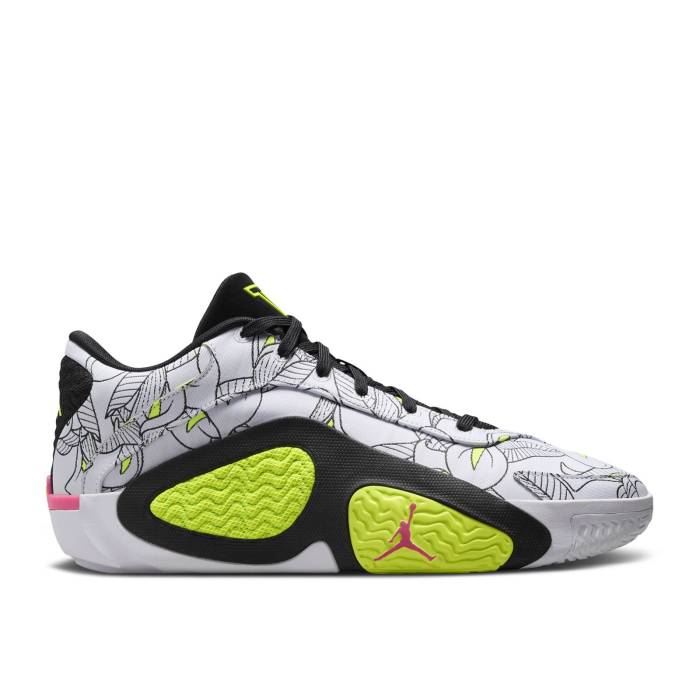 ナイキ エアジョーダン Air Jordan 【 Jordan Tatum 2 Pf \u0027Momma\u0027s Boy\u0027 Men White/Volt/Black/Hyper Pink 】 メンズ 白いこと 白いこと 黒いこと 黒いこと pink サクラ色
