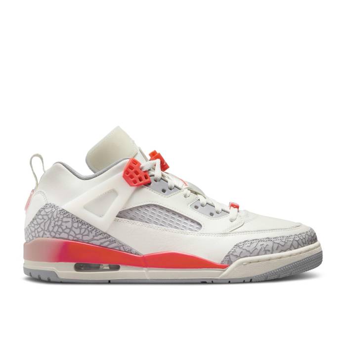 ナイキ エアジョーダン Air Jordan 【 Paris Saint-Germain X Jordan Spizike Low \u0027Sail Infrared\u0027 Men Sail/Infrared 23/Wolf Grey/Cement Grey/Pink Oxford 】 メンズ 薄墨色 薄墨色 薄墨色・シメント pink サクラ色 オックスフォード