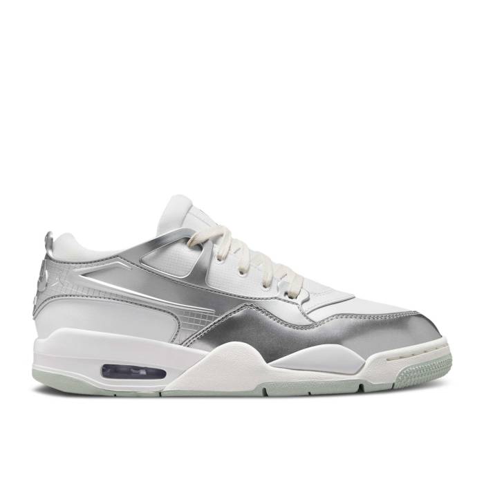 ナイキ　エアジョーダン Air Jordan 【 Wmns Jordan 4 Rm 'Chrome' Women White/Summit White/Light Silver/Metallic Silver 】 レディース 白色 ホワイト Silver 銀色・シルバー