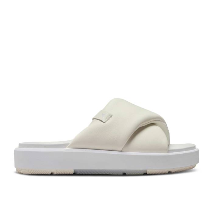 ナイキ　エアジョーダン Air Jordan 【 Wmns Jordan Sophia Slide 'Photon Dust Sail' Women Photon Dust/Sail/White 】 Slide サンダル レディース 白色 ホワイト