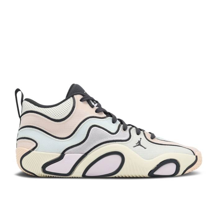 ナイキ エアジョーダン Air Jordan 【 Jordan Tatum 3 Pf \u0027Sidewalk Chalk\u0027 Men Anthracite/Pale Ivory/Orange Pearl/Barely Green/Light Violet 】 メンズ 象牙色 orange 橙・オレンジ色 パール green 緑・緑であること 紫・バイオ