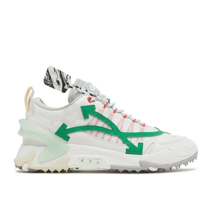 オフホワイト Off-White 【 Odsy-2000 White Green Men White/Green 】 メンズ 白色 ホワイト green 緑・グリーン