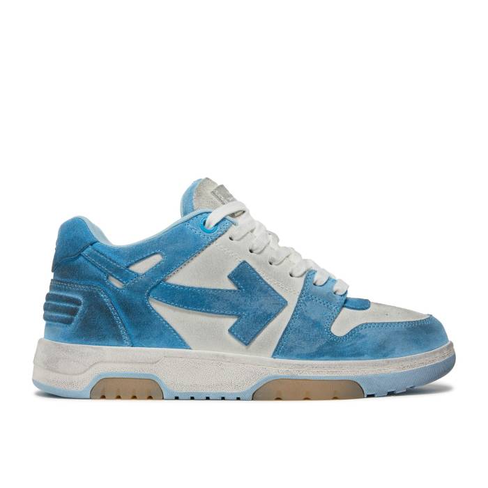 オフホワイト Off-White 【 Out Of Office White Light Blue Suede Men White/Light Blue 】 青色 ブルー メンズ 白色 ホワイト 青色 ブルー