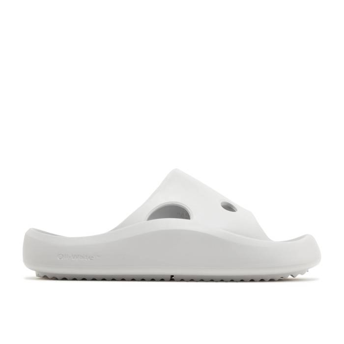 象牙色 Off-White 【 Meteor Padded Sliders \u0027Light Grey\u0027 Men Light Grey 】 Padded パッド サンダル メンズ 薄墨色 薄墨色