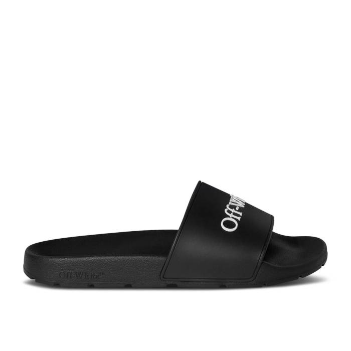 象牙色 Off-White 【 Bookish Slider \u0027Black\u0027 Men Black 】 メンズ 黒いこと 黒いこと