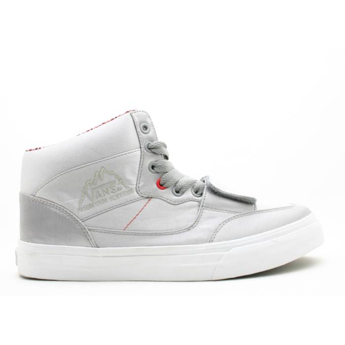 ヴァンズ Vans 【 Mountain Edition High Men Neutral Grey/Poppy Red 】 ハイ メンズ 灰色 グレー Red 赤・レッド