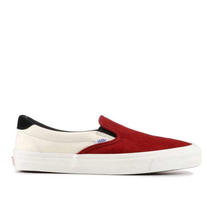 ヴァンズ Vans 【 Slip-On Lx Red Dahlia Men Red Dahlia/Marshmallow/Black 】 slip-on スリッポン メンズ Red 赤・レッド 黒色 ブラック