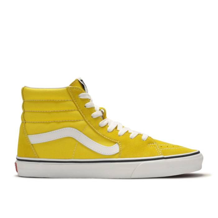 ヴァンズ Vans 【 Sk8-Hi 'Vibrant Yellow' Men Vibrant Yellow/True White 】 スケートハイ メンズ yellow 黄色・イエロー 白色 ホワイト