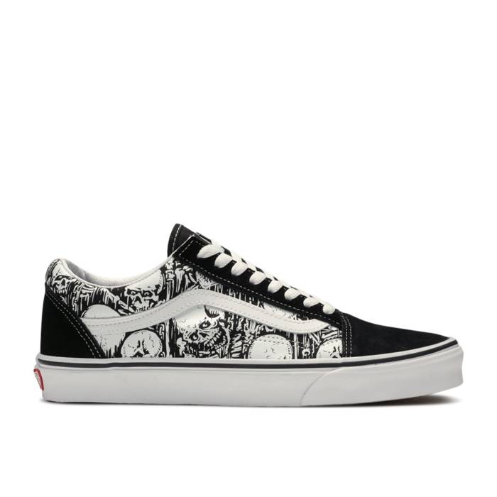 ヴァンズ Vans 【 Old Skool \u0027Forgotten Bones\u0027 Men Black/True White 】 メンズ 黒いこと 黒いこと 白いこと 白いこと