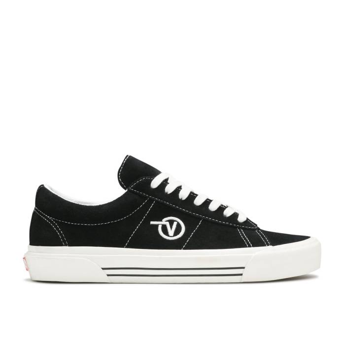 ヴァンズ Vans 【 Sid Dx \u0027Anaheim Factory - Black\u0027 Men Black/White 】 製造所 メンズ 黒いこと 黒いこと 白いこと 白いこと