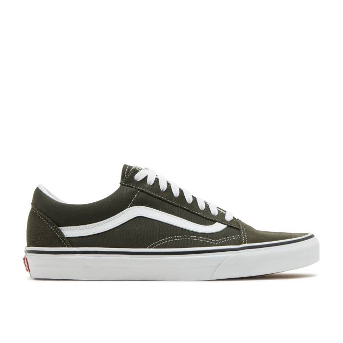 ヴァンズ Vans 【 Old Skool 'Forest Green' Men Forest Night/True White 】 メンズ フォレスト ナイト 白色 ホワイト|スニケス