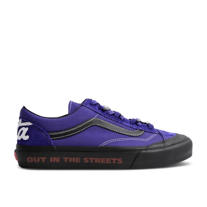 ヴァンズ Vans 【 Patta X Style 36 \u0027Spectrum Blue\u0027 Men Spectrum Blue/Black 】 メンズ スペクトラム 青み 青色 黒いこと 黒いこと