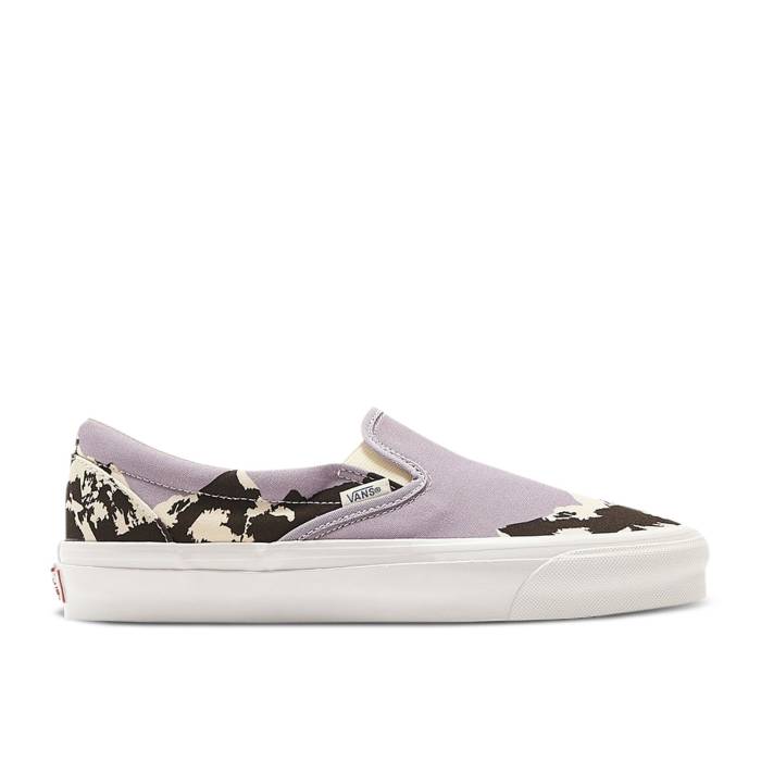 ヴァンズ Vans 【 Kith X Vault Og Classic Slip-On Lx \u0027Mountain Range\u0027 Men Purple/White 】 雄捻子 古典派音楽 slip-on スリッポン メンズ Purple 紫・パープル 白いこと 白いこと