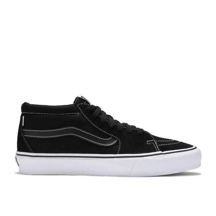 ヴァンズ Vans 【 Jjjjound X Sk8-Mid Vlt Lx \u0027Black\u0027 Men Black 】 メンズ 黒いこと 黒いこと