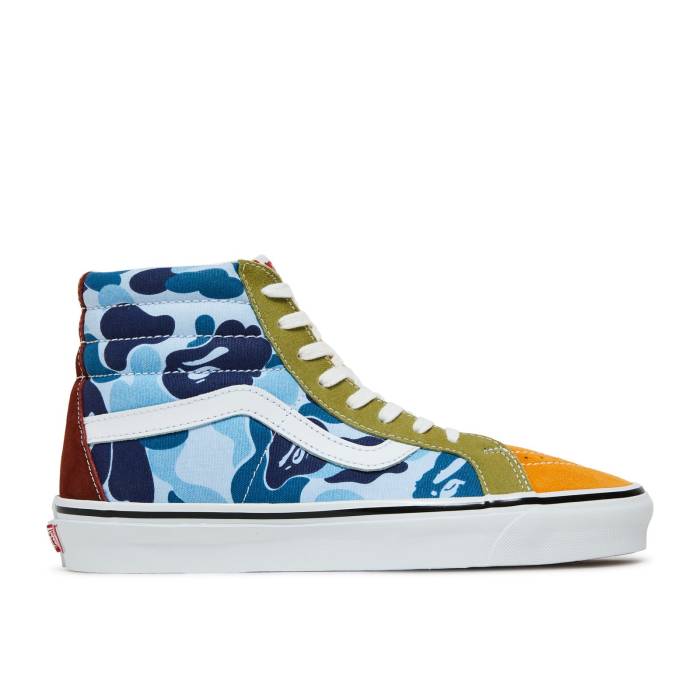 ヴァンズ Vans 【 Bape X Sk8-Hi 36 Dx \u0027Multi Camo\u0027 Men Multi 】 滑るご機嫌 メンズ