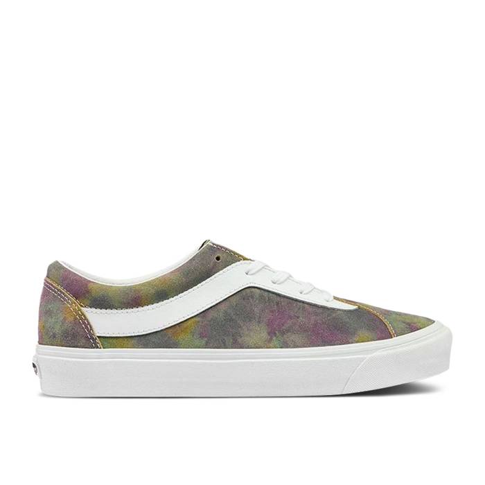 ヴァンズ Vans 【 Bold Ni 'Tie Dye Suede' Men Black/True White 】 メンズ 黒色 ブラック 白色 ホワイト｜スニケス