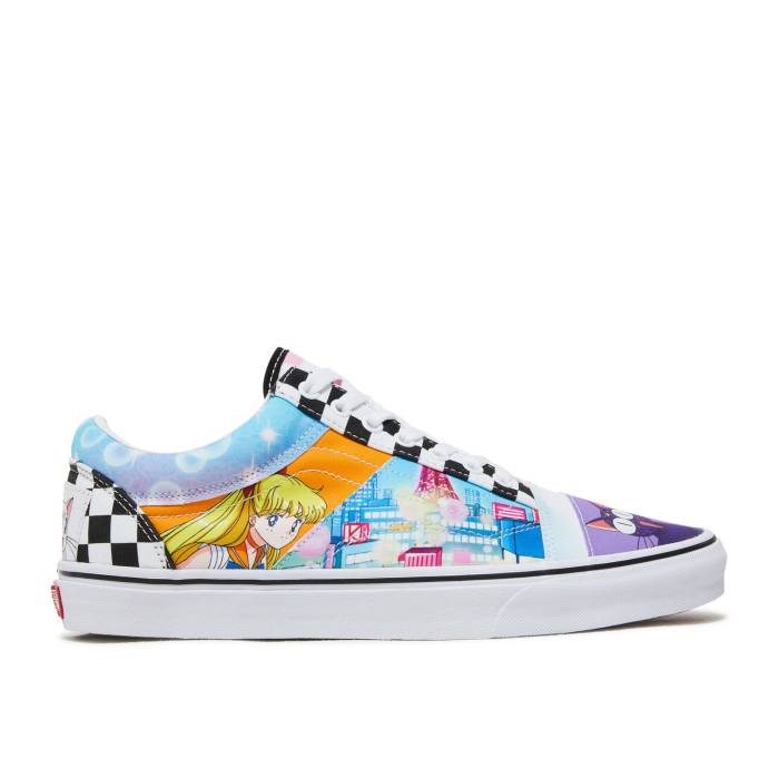 ヴァンズ Vans 【 Sailor Moon X Old Skool \u0027Pretty Guardian - Patchwork\u0027 Men Multi 】 メンズ