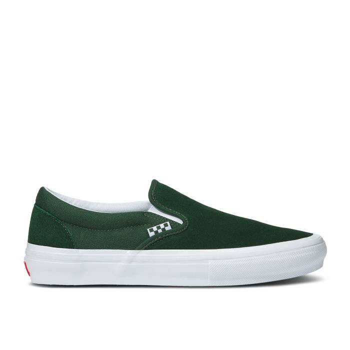 ヴァンズ Vans 【 Skate Slip-On \u0027Wrapped Green\u0027 Men Wrapped Green/White 】 Skate 滑る slip-on スリッポン メンズ green 緑・緑であること 白いこと 白いこと