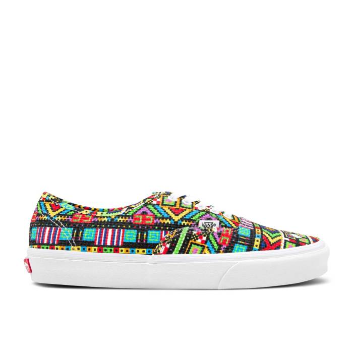 ヴァンズ Vans 【 Clottee X Authentic \u0027Pixelated Universe - Multi-Color\u0027 Men Multi/True White 】 オーセンティック Universe 全ての存在 メンズ 白いこと 白いこと