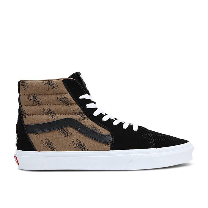 ヴァンズ Vans 【 Sk8-Hi \u0027Check Research - Black Brown\u0027 Men Check Research Black/Brown 】 滑る御機嫌 黒いこと 黒いこと メンズ 黒いこと 黒いこと 赤銅色 赤銅色