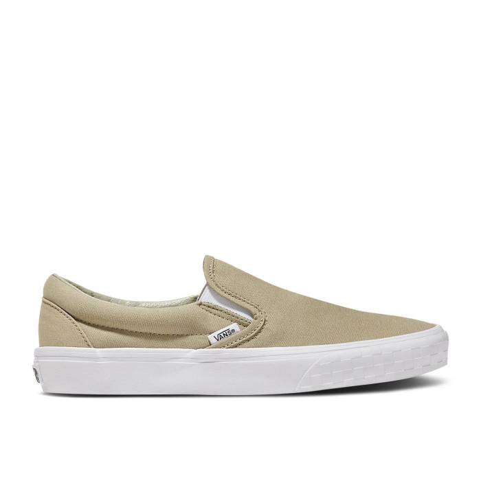 ヴァンズ Vans 【 Classic Slip-On \u0027Check Bumper - Khaki\u0027 Men Khaki 】 古典派音楽 slip-on スリッポン メンズ カーキ