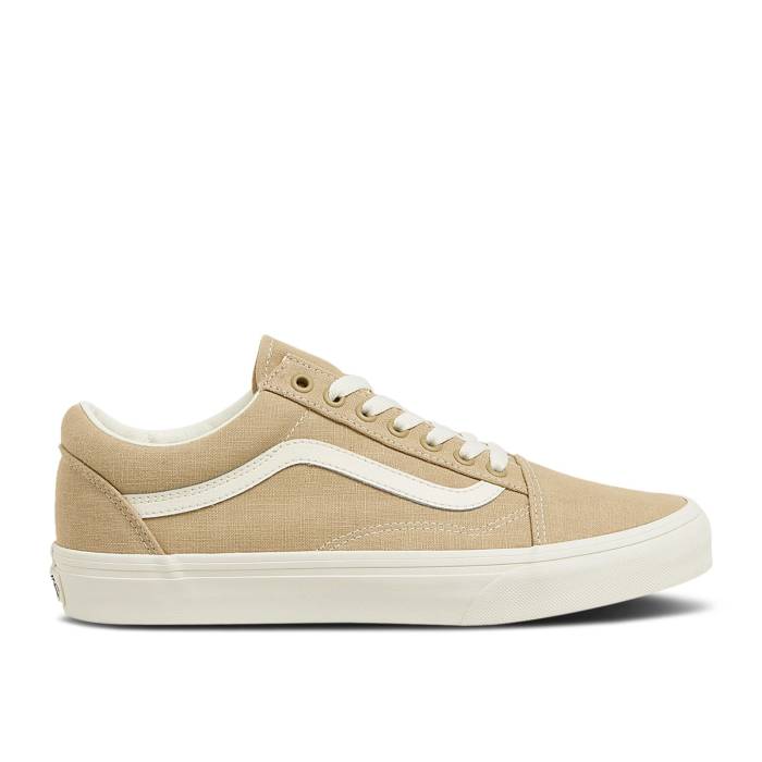 ヴァンズ Vans 【 Old Skool 'Linen - Natural' Men Linen Natural 】 メンズ ナチュラル
