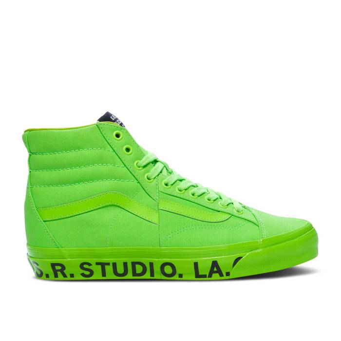 ヴァンズ Vans 【 S.r. Studio. La. カルシウム. X Clash The Wall \u0027Green Gecko\u0027 Men Green Gecko 】 メンズ green 緑・緑であること