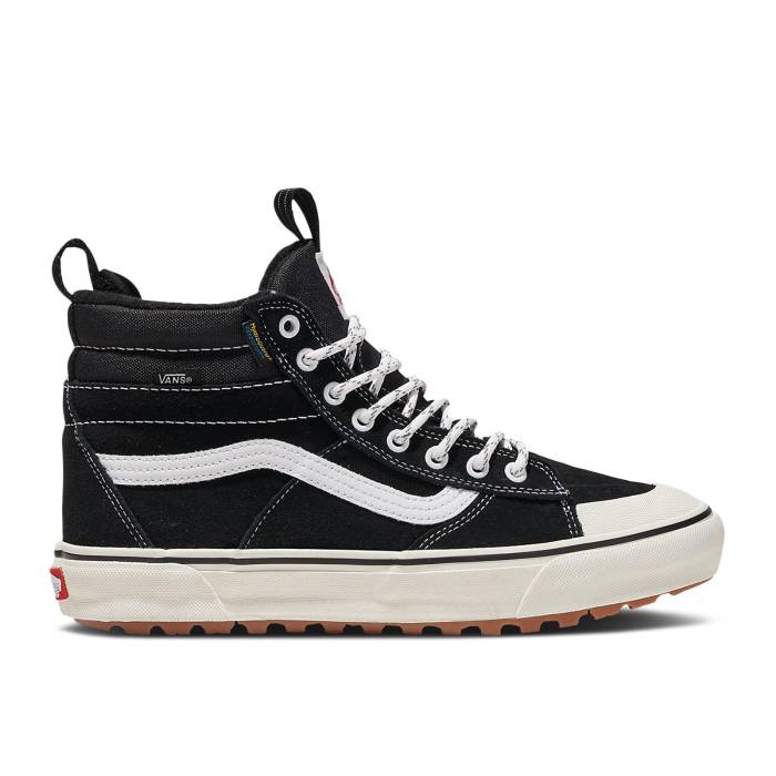ヴァンズ Vans 【 Sk8-Hi Waterproof Mte \u0027Black True White\u0027 Men Black/True White 】 滑る御機嫌 メンズ 黒いこと 黒いこと 白いこと 白いこと