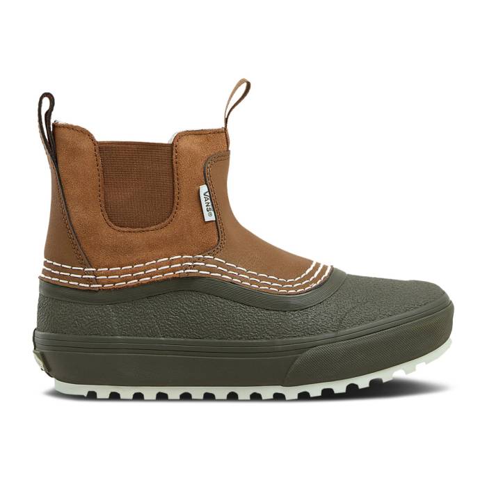 ヴァンズ Vans 【 Hana Beaman X Standard Chelsea Mid Waterproof Mte 'Brown Green' Men Brown/Green 】 standard スタンダード ミッド メンズ 茶色 ブラウン green 緑・グリーン