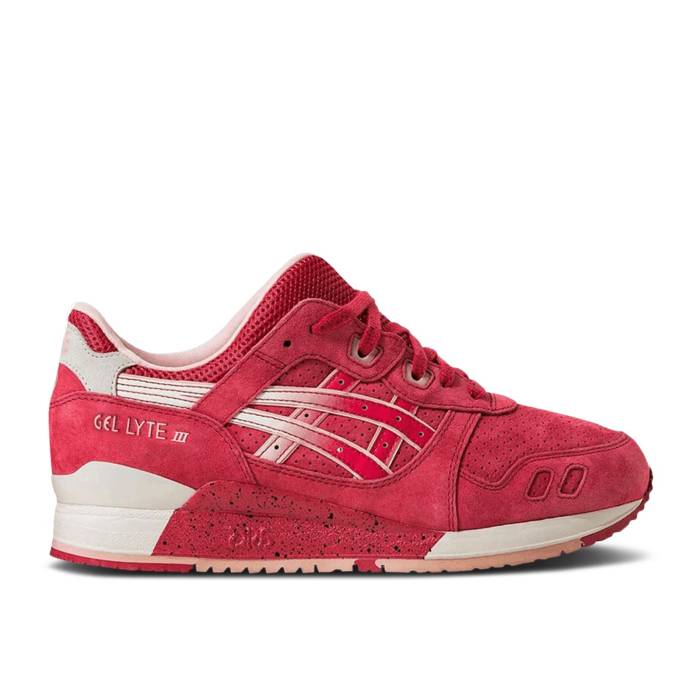 アシックス Asics 【 Gel Lyte 3 \u0027Strawberry \u0026 Cream\u0027 Men Red/Cream 】 メンズ Red 赤・赤いこと 皮膚軟化剤