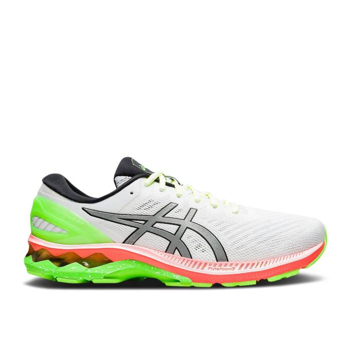 アシックス Asics 【 Gel Kayano 27 Lite Show 'Colorful Sole' Men White/Pure Silver 】 ライト メンズ 白色 ホワイト ピュア Silver 銀色・シルバー