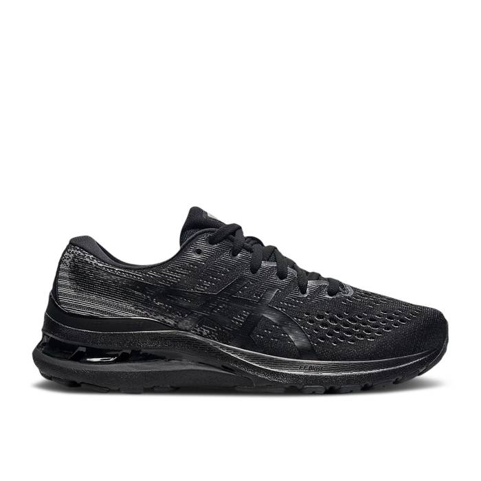 アシックス Asics 【 Wmns Gel Kayano 28 \u0027Black\u0027 Women Black/Graphite Grey 】 レディース 黒いこと 黒いこと 薄墨色 薄墨色
