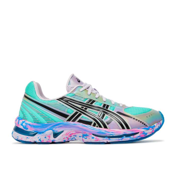 アシックス Asics 【 Luisaviaroma X Gel Kyrios Iridescent Men Baltic Jewel/Black 】 メンズ 黒色 ブラック