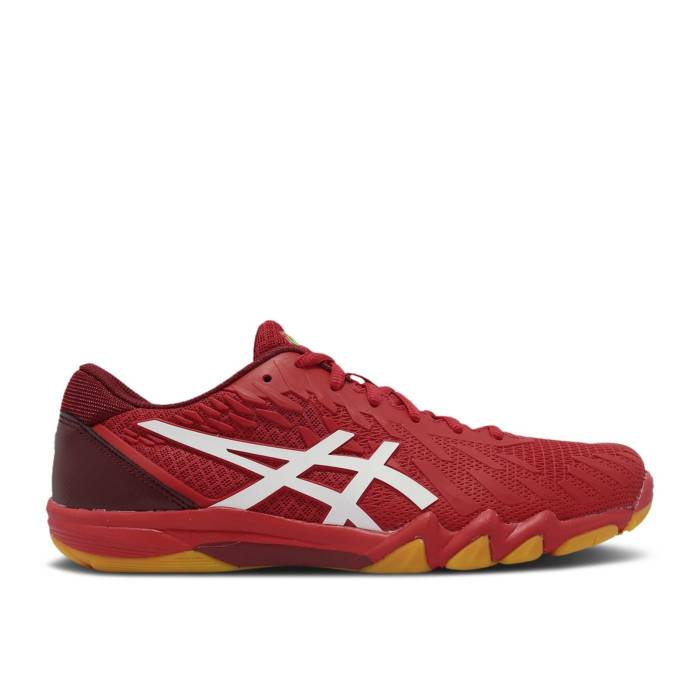 アシックス Asics 【 Attack Bladelyte 4 'Classic Red' Men Classic Red/White 】 メンズ クラシック Red 赤・レッド 白色 ホワイト｜スニケス