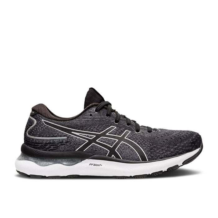 アシックス Asics 【 Wmns Gel Nimbus 24 Wide 'Black White' Women Black/White 】 レディース 黒色 ブラック 白色 ホワイト｜スニケス